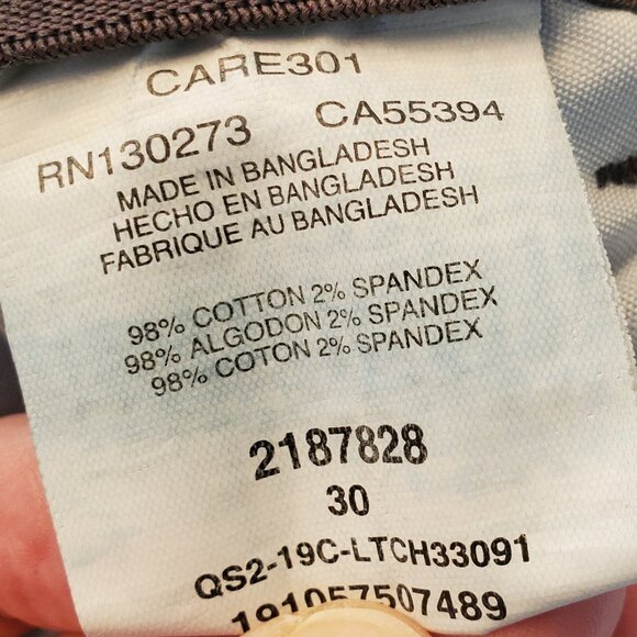 Lee Extreme Motion Dark Grey Men's cargo shorts Size 30 - Picture 6 of 9